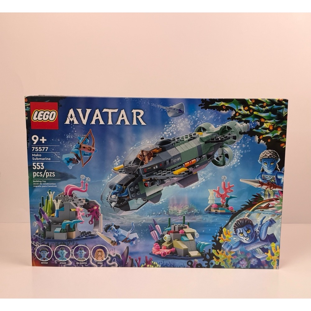 LEGO 75577 Avatar Mako Submarine 553 pcs/pzs NEW/SEALED RETIRED SET